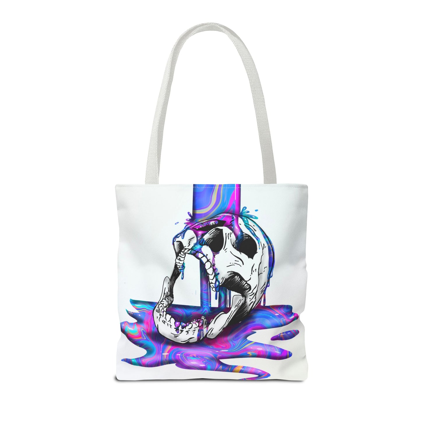 Painted Skull Halloween Tote Bag