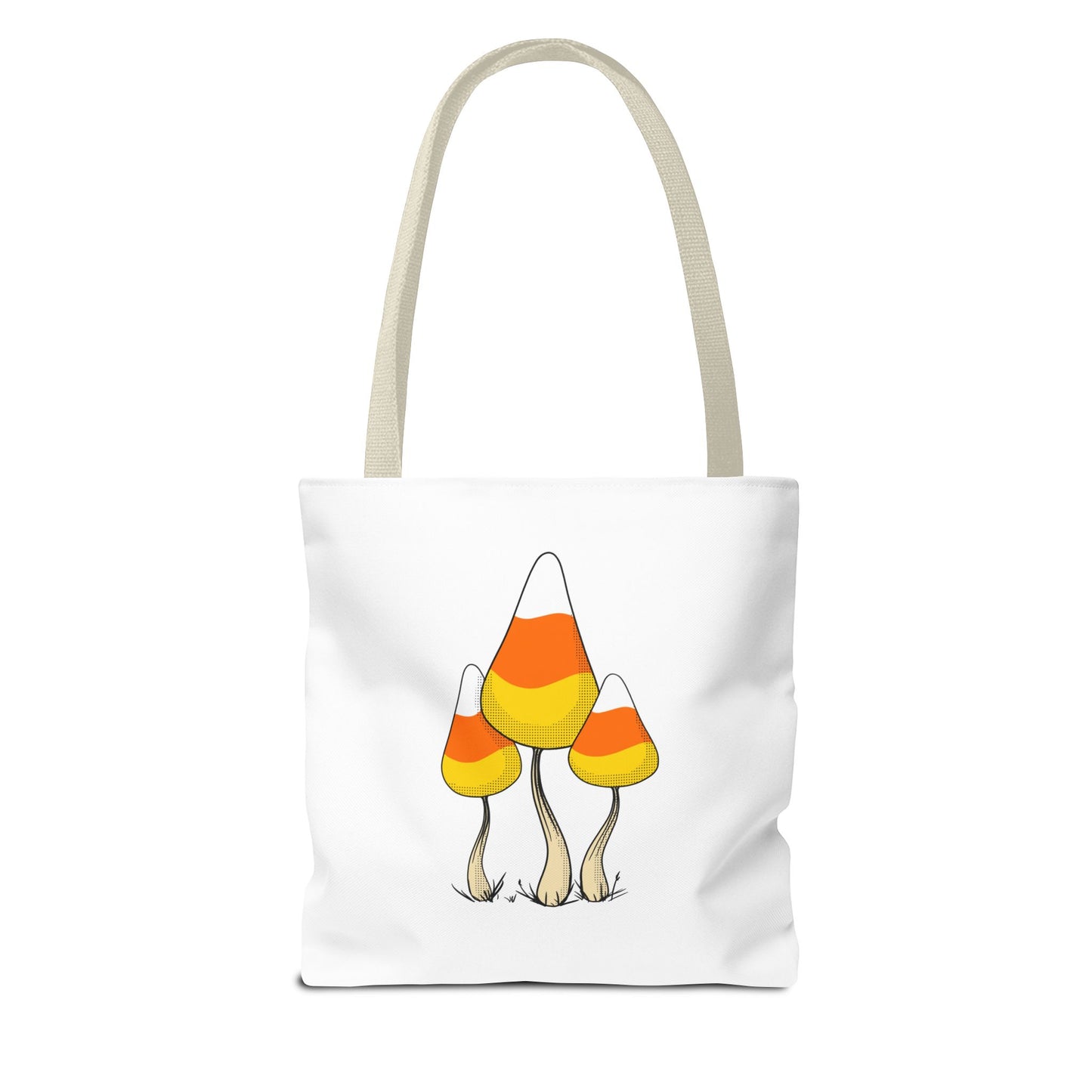 Candy Corn Mushroom Halloween Tote Bag