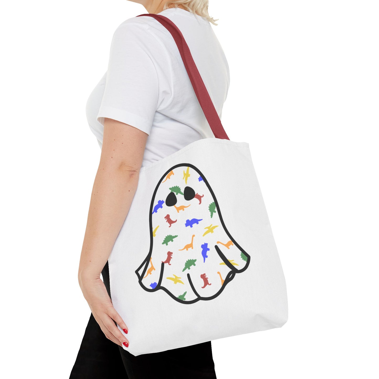 Dinosaur Boo Halloween Tote Bag