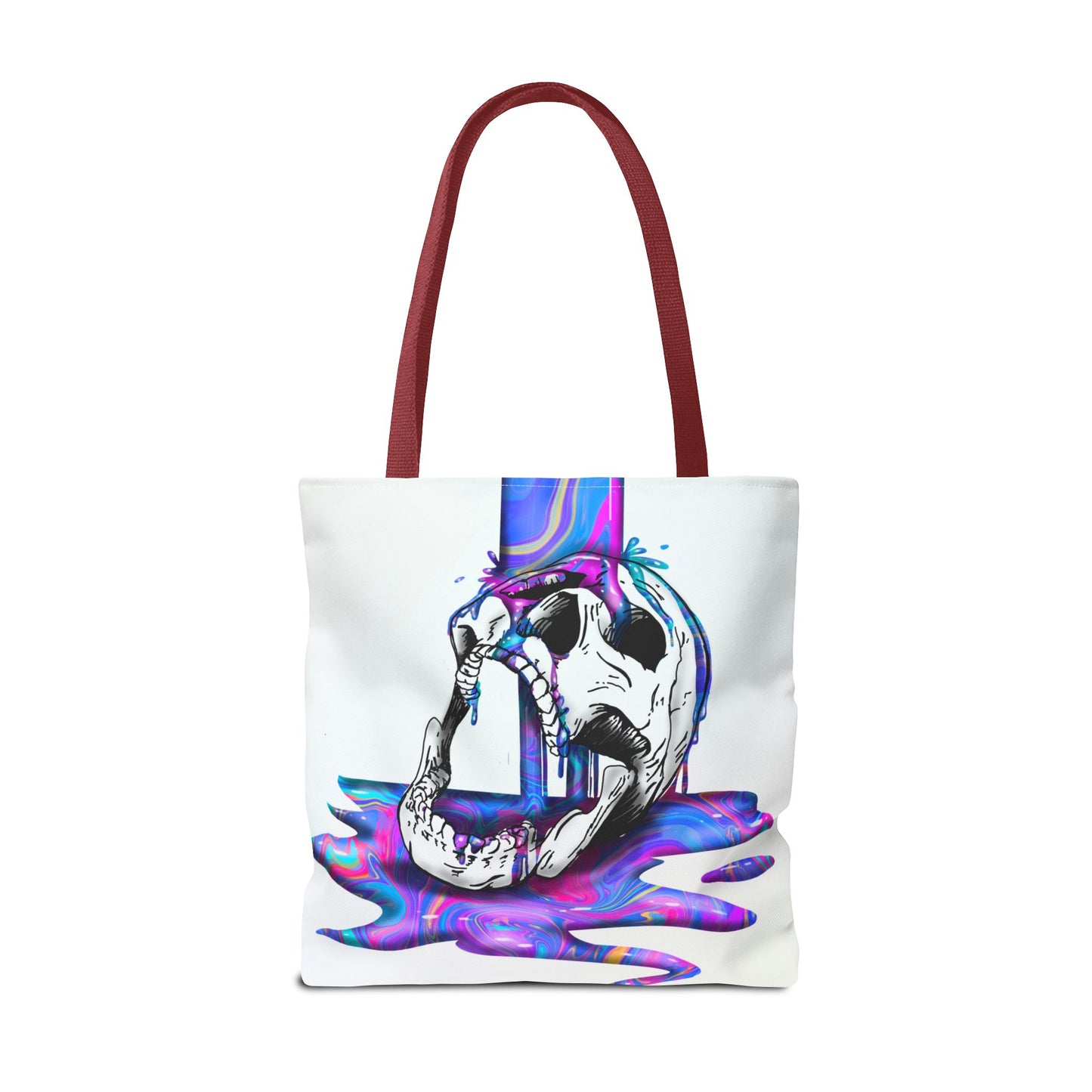 Painted Skull Halloween Tote Bag