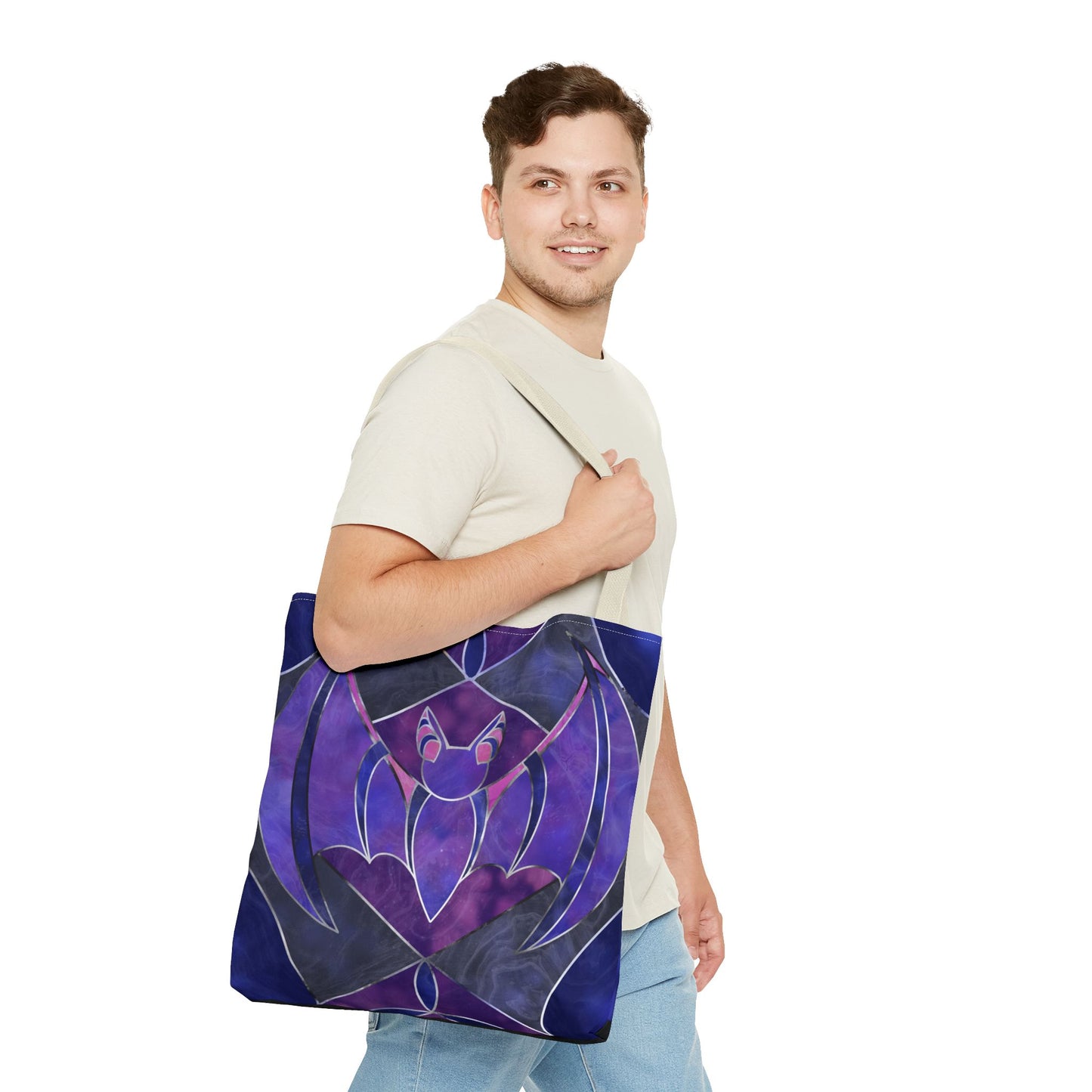 Spooky Bat Halloween Tote Bag