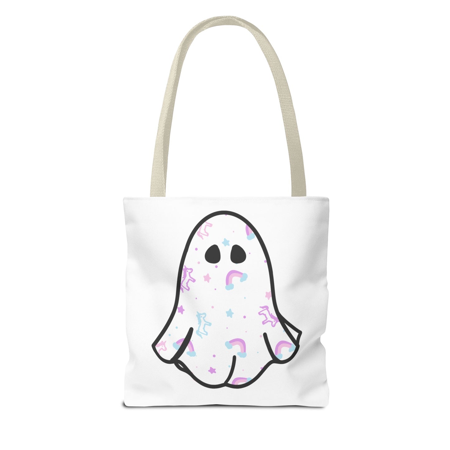 Unicorn Sheet Ghost Halloween Tote Bag