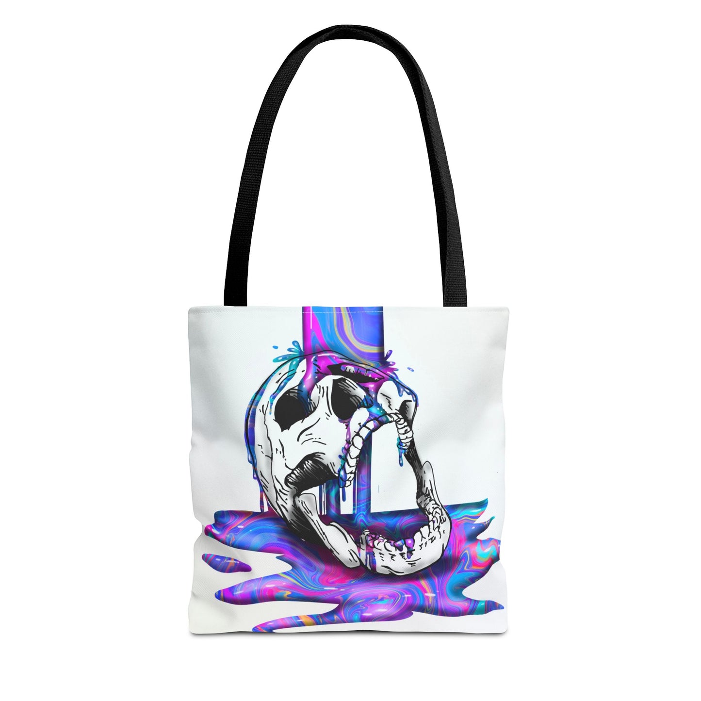 Painted Skull Halloween Tote Bag