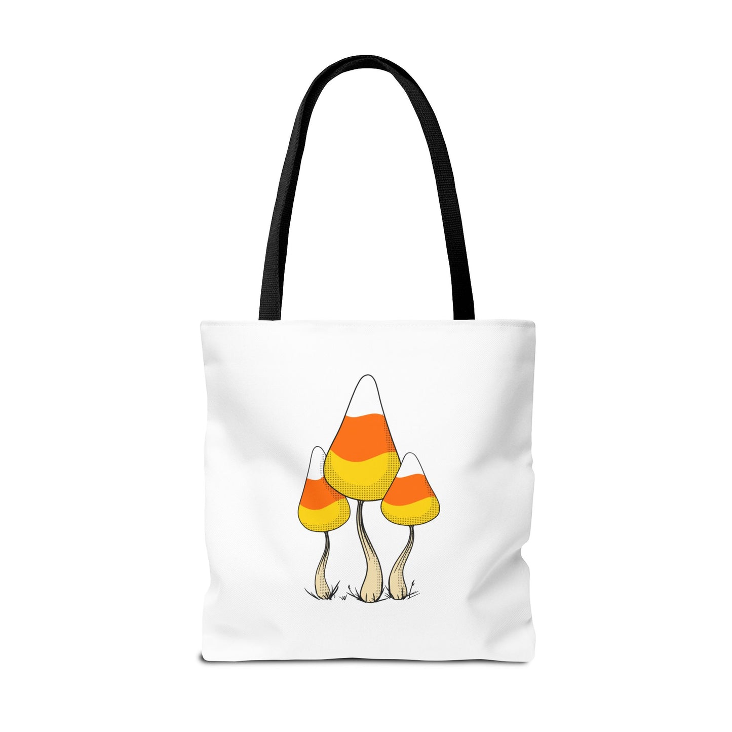 Candy Corn Mushroom Halloween Tote Bag