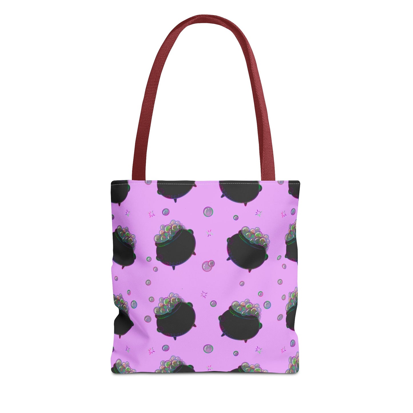 Pink cauldron Halloween Tote Bag