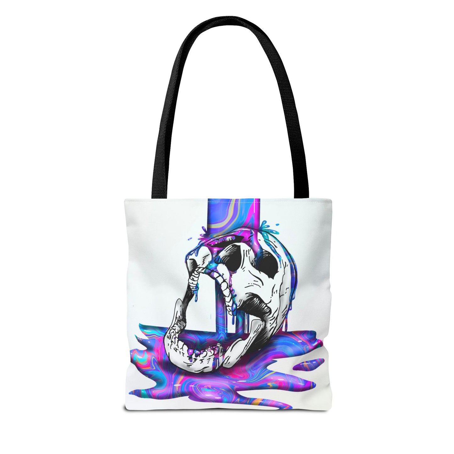 Painted Skull Halloween Tote Bag