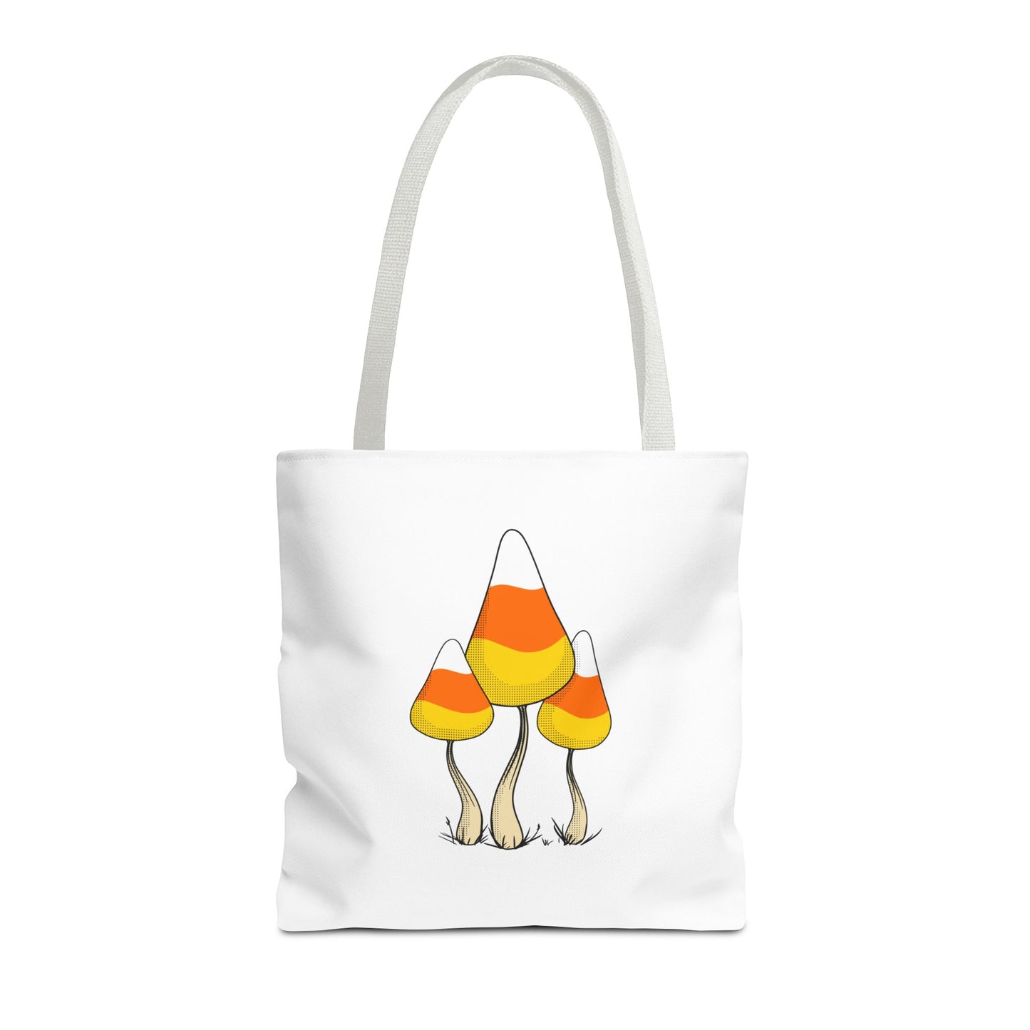 Candy Corn Mushroom Halloween Tote Bag