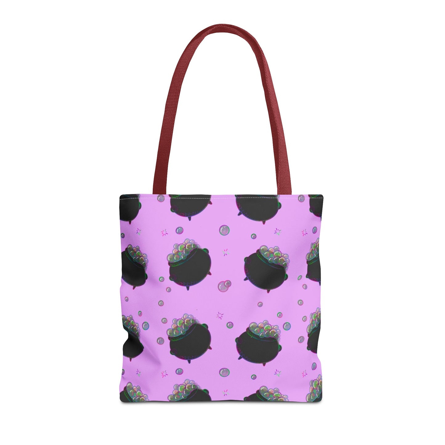 Pink cauldron Halloween Tote Bag