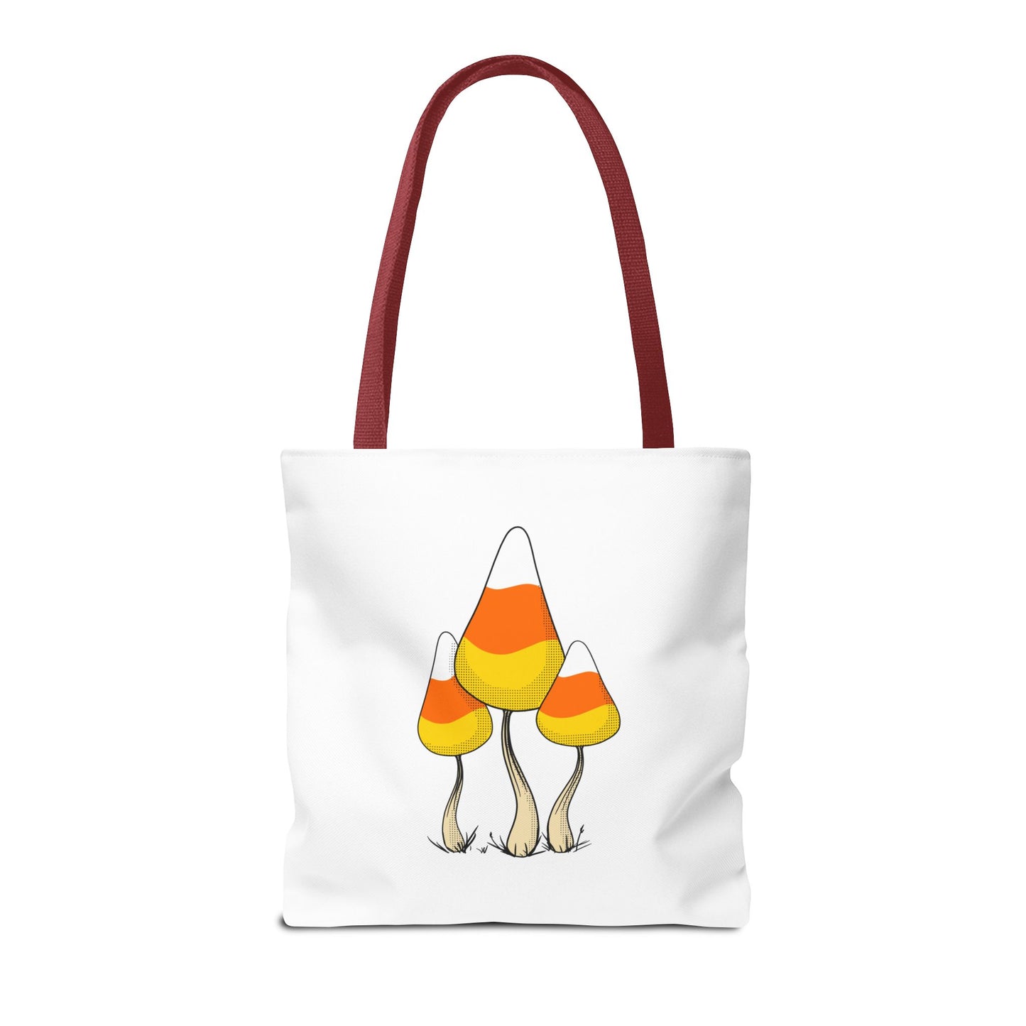 Candy Corn Mushroom Halloween Tote Bag