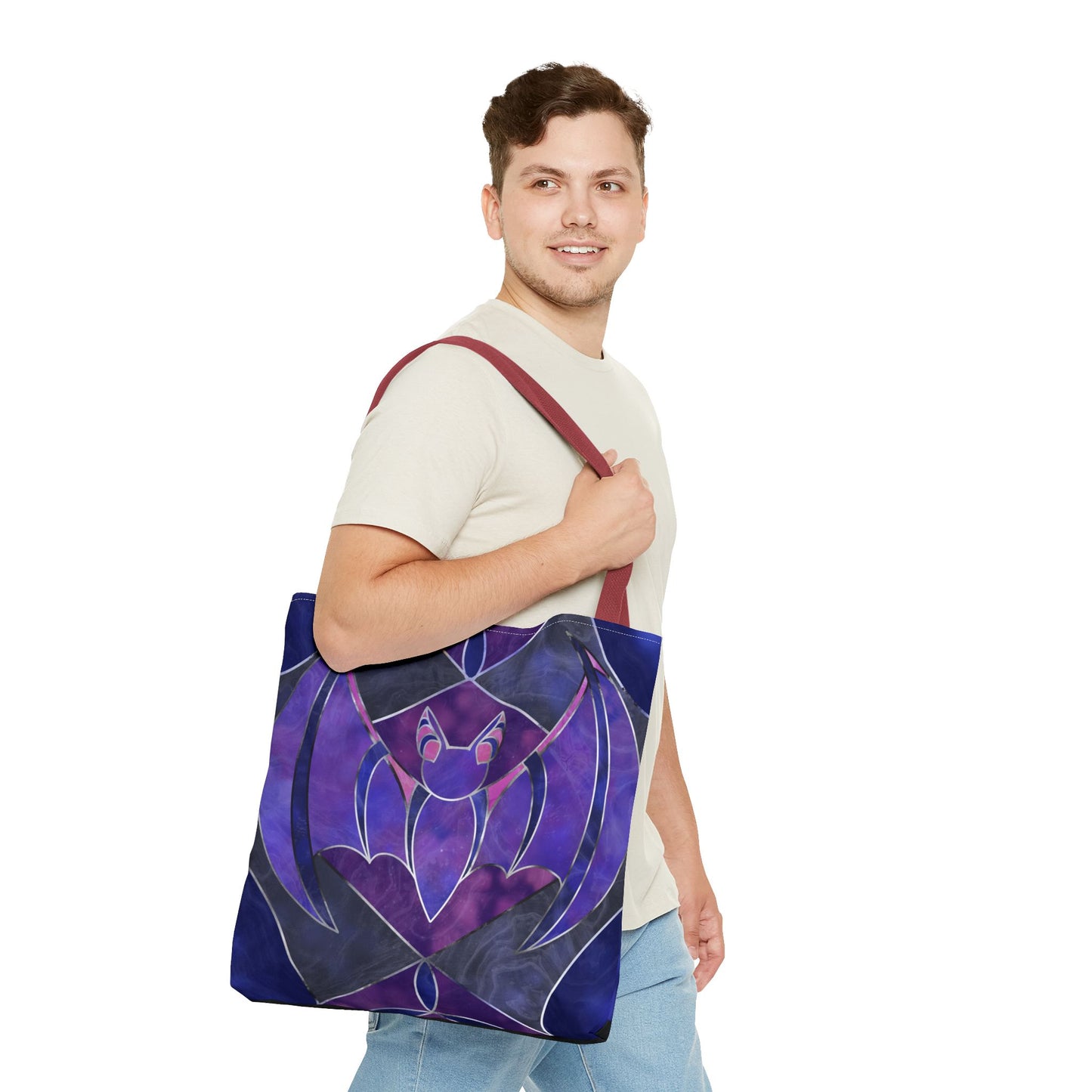 Spooky Bat Halloween Tote Bag