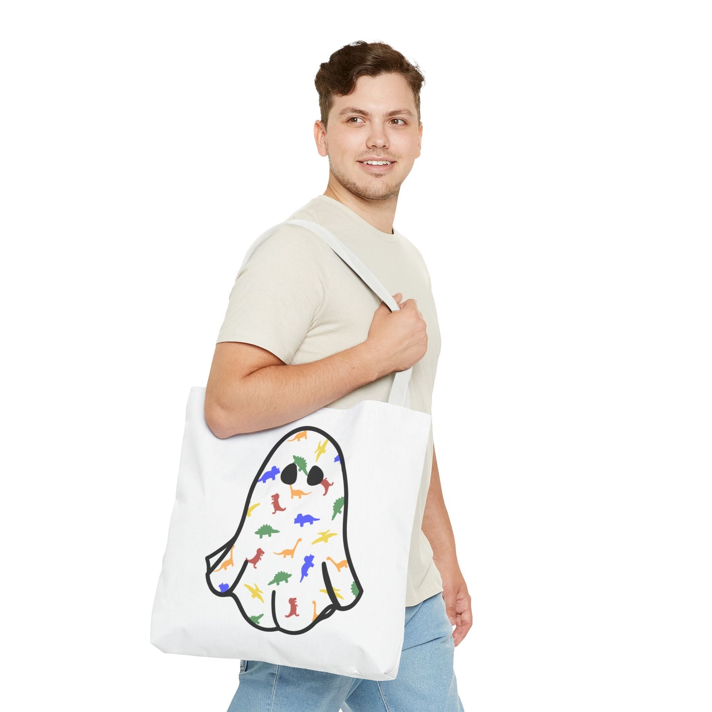 Dinosaur Boo Halloween Tote Bag