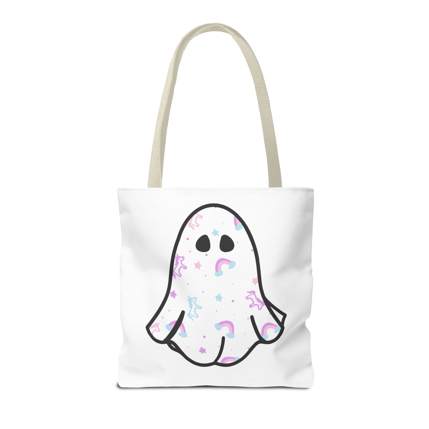 Unicorn Sheet Ghost Halloween Tote Bag