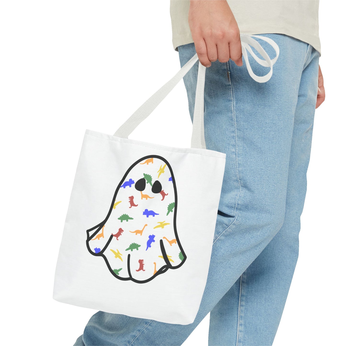 Dinosaur Boo Halloween Tote Bag