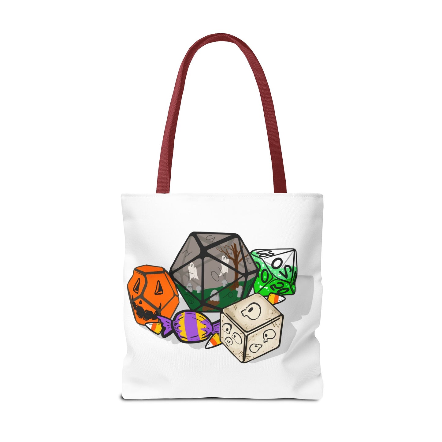 Spooky Dice Halloween Tote Bag