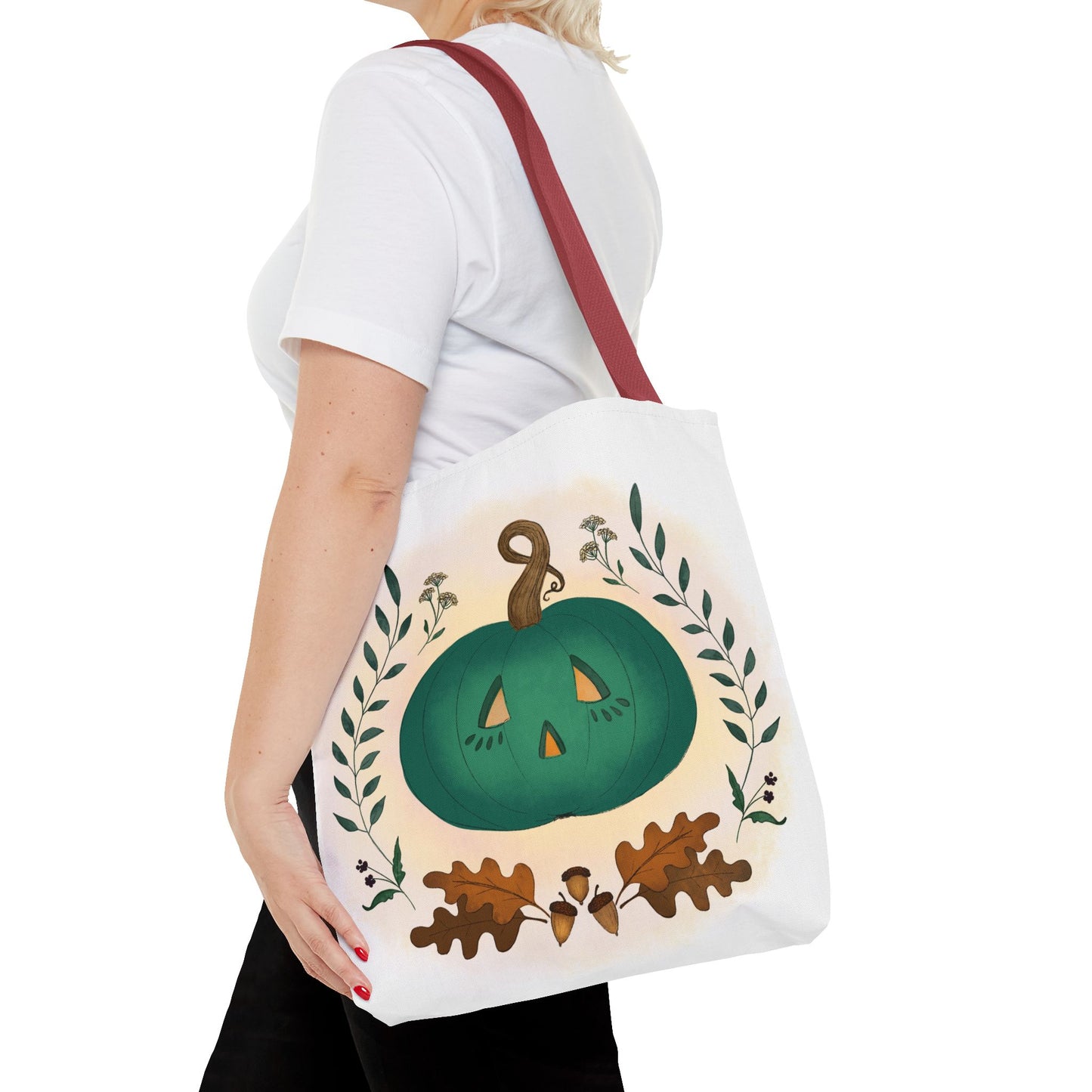 Autumn Pumpkin Vine Tote Bag