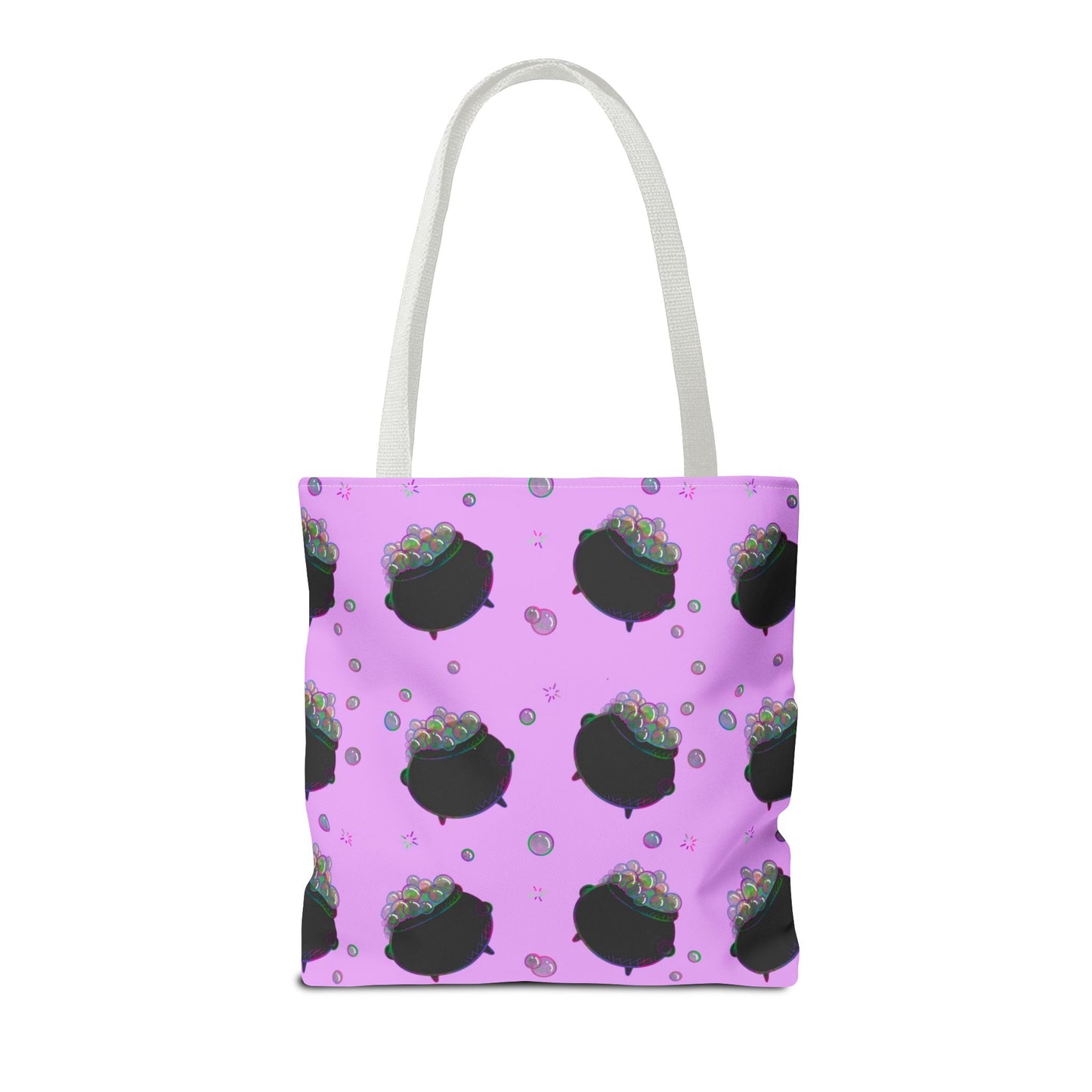 Pink cauldron Halloween Tote Bag