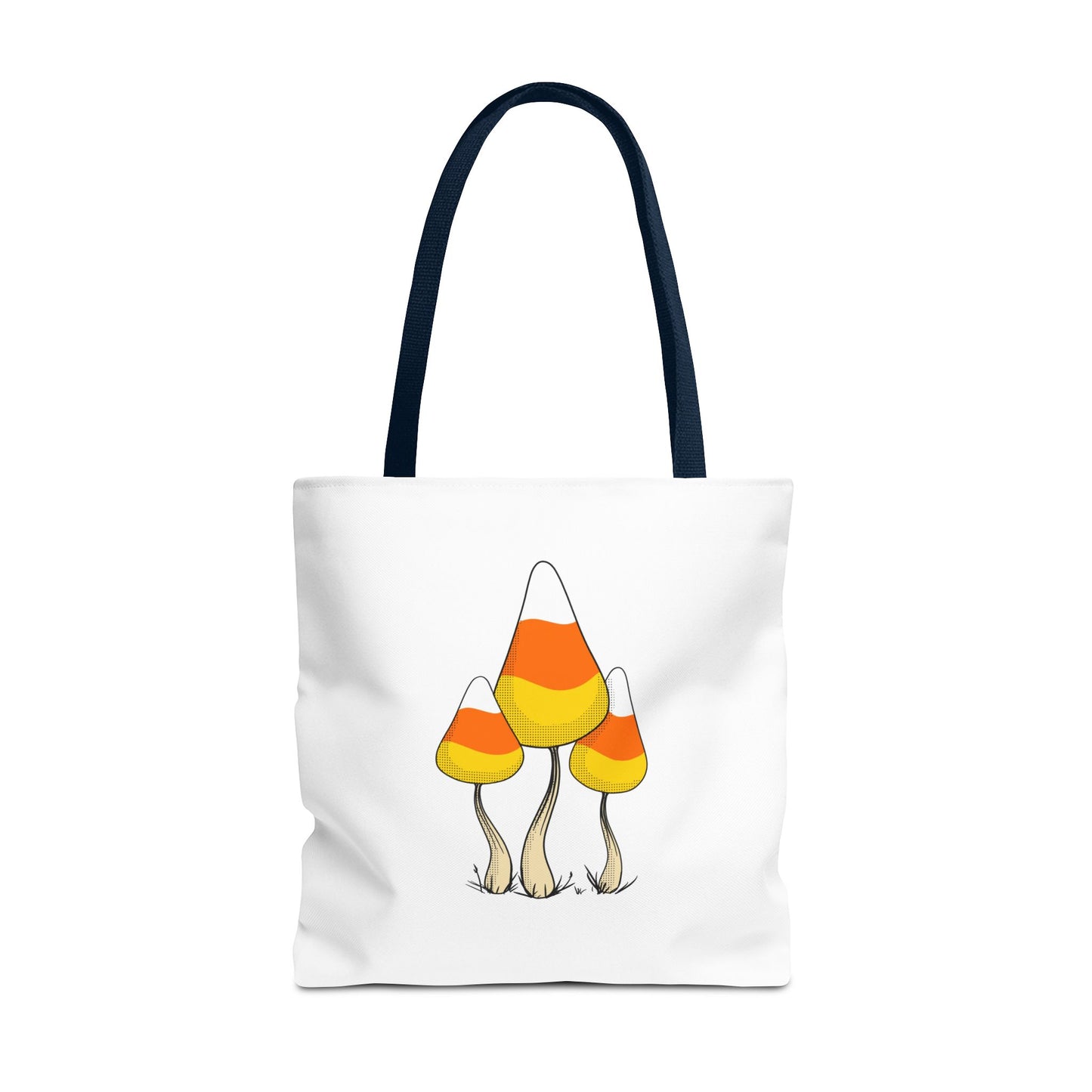 Candy Corn Mushroom Halloween Tote Bag