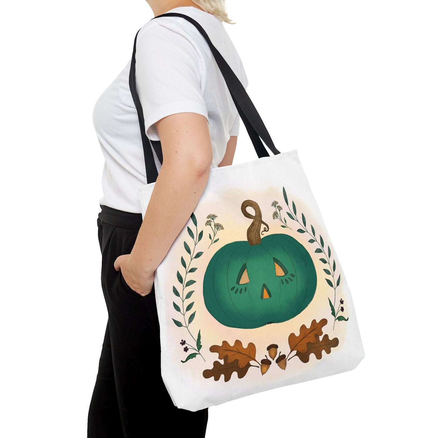 Autumn Pumpkin Vine Tote Bag