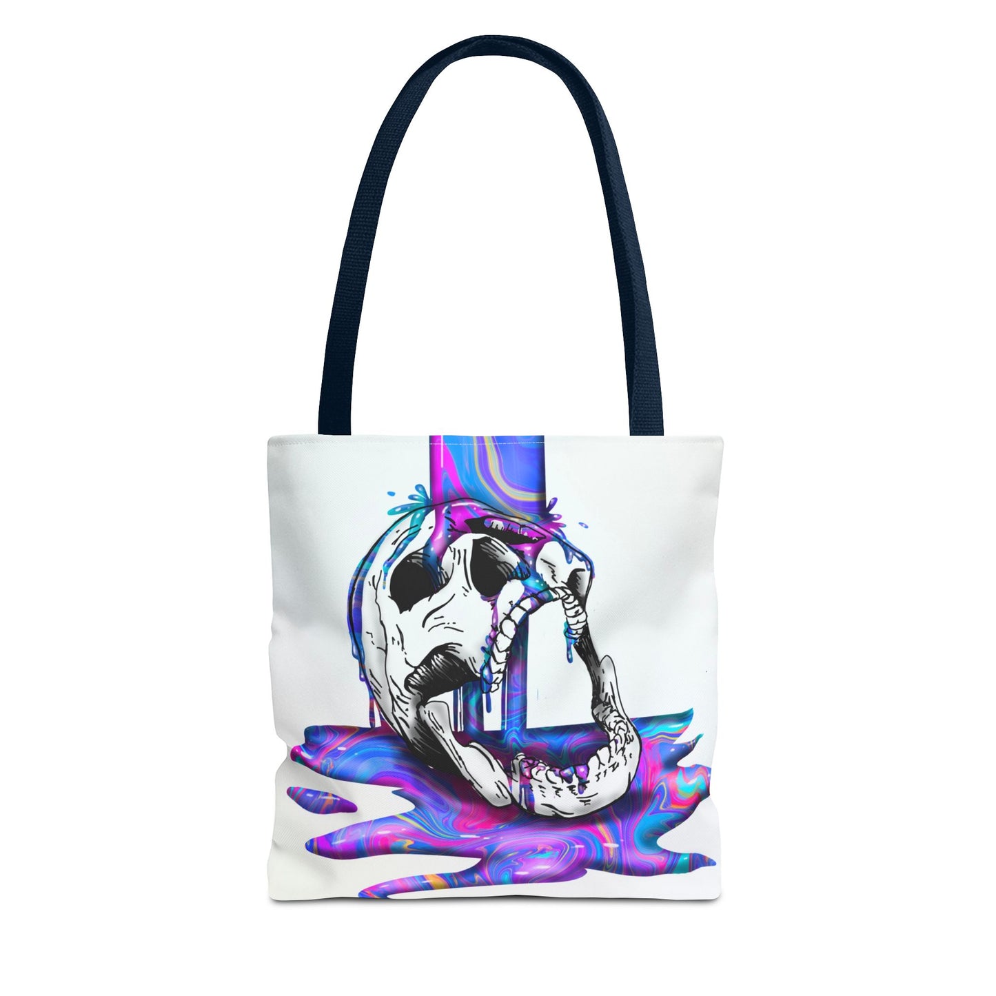 Painted Skull Halloween Tote Bag