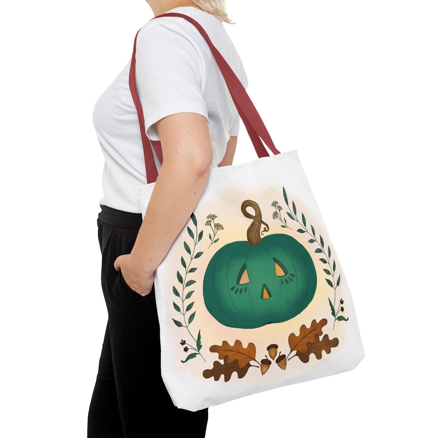 Autumn Pumpkin Vine Tote Bag