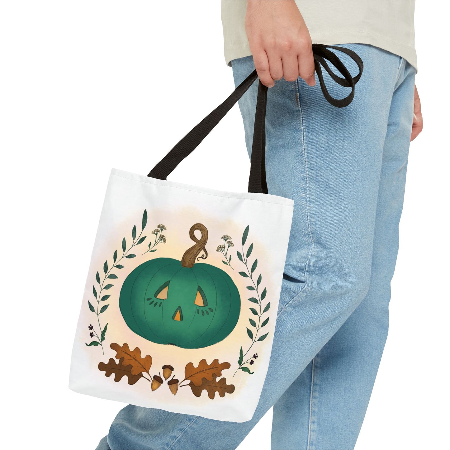 Autumn Pumpkin Vine Tote Bag