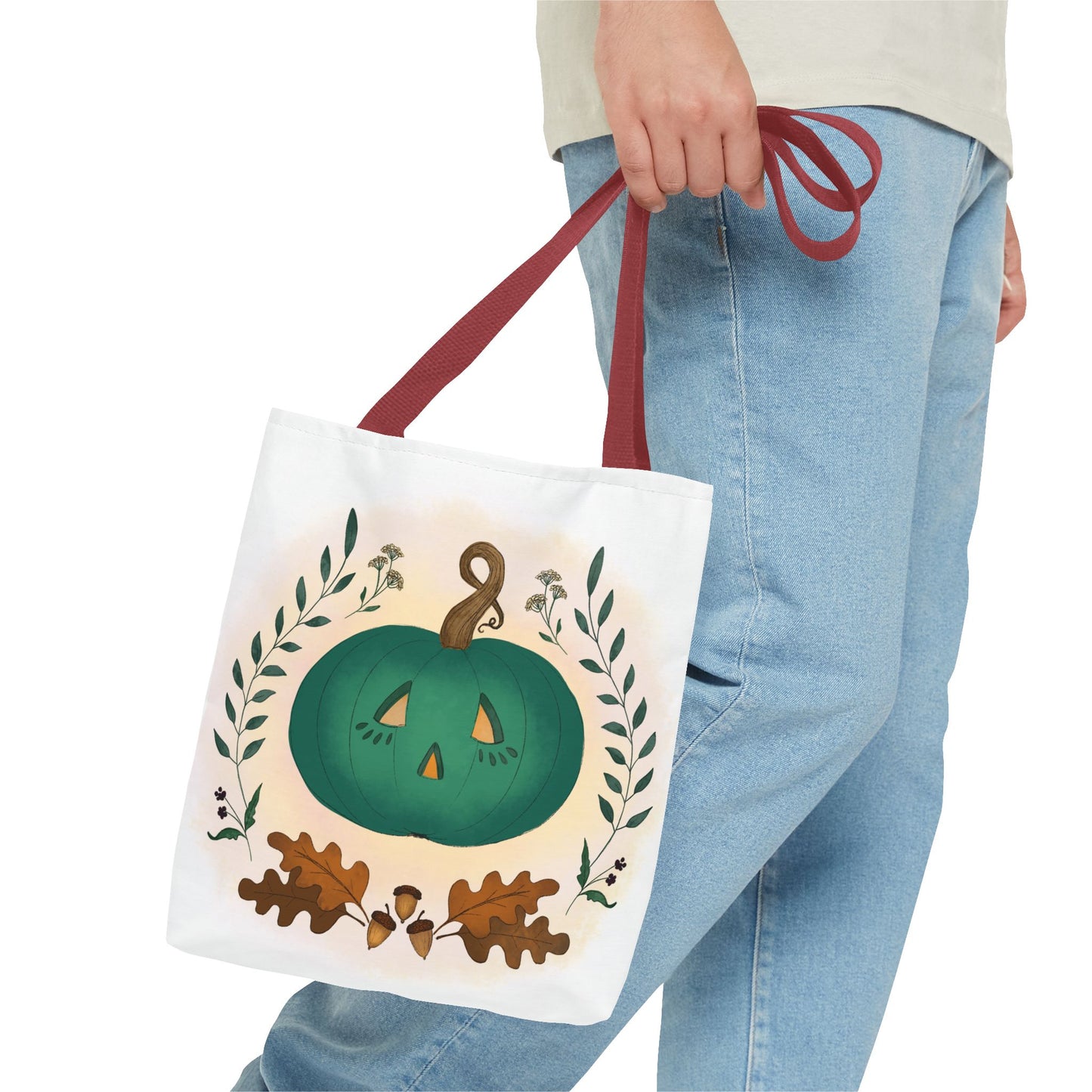 Autumn Pumpkin Vine Tote Bag