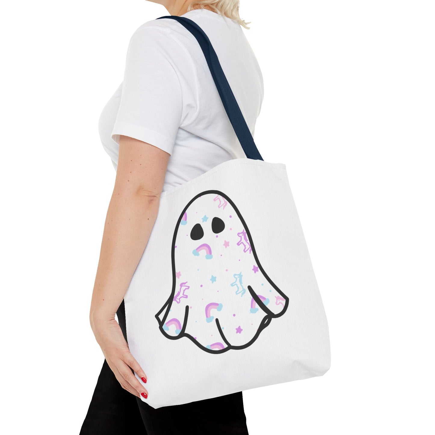 Unicorn Sheet Ghost Halloween Tote Bag