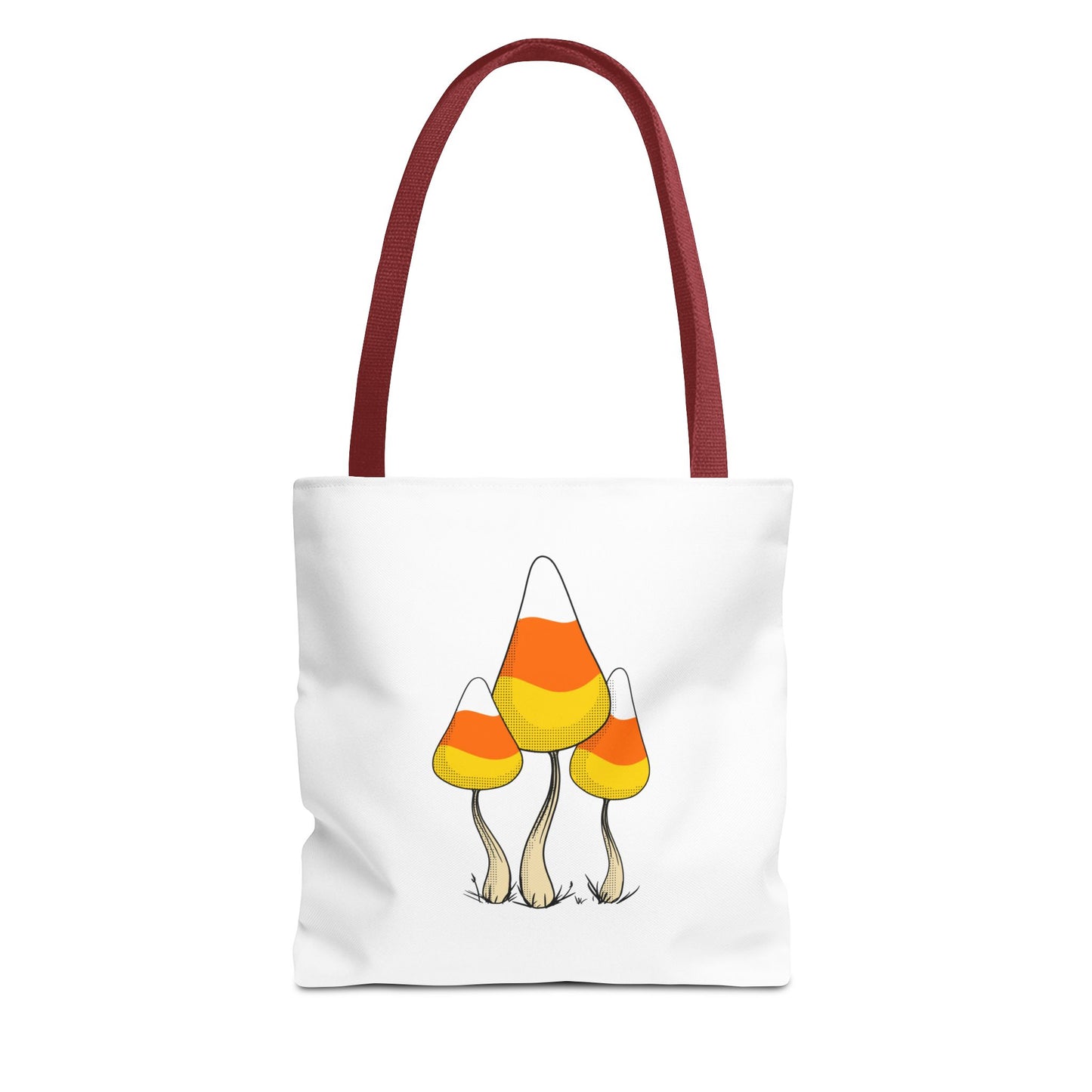 Candy Corn Mushroom Halloween Tote Bag