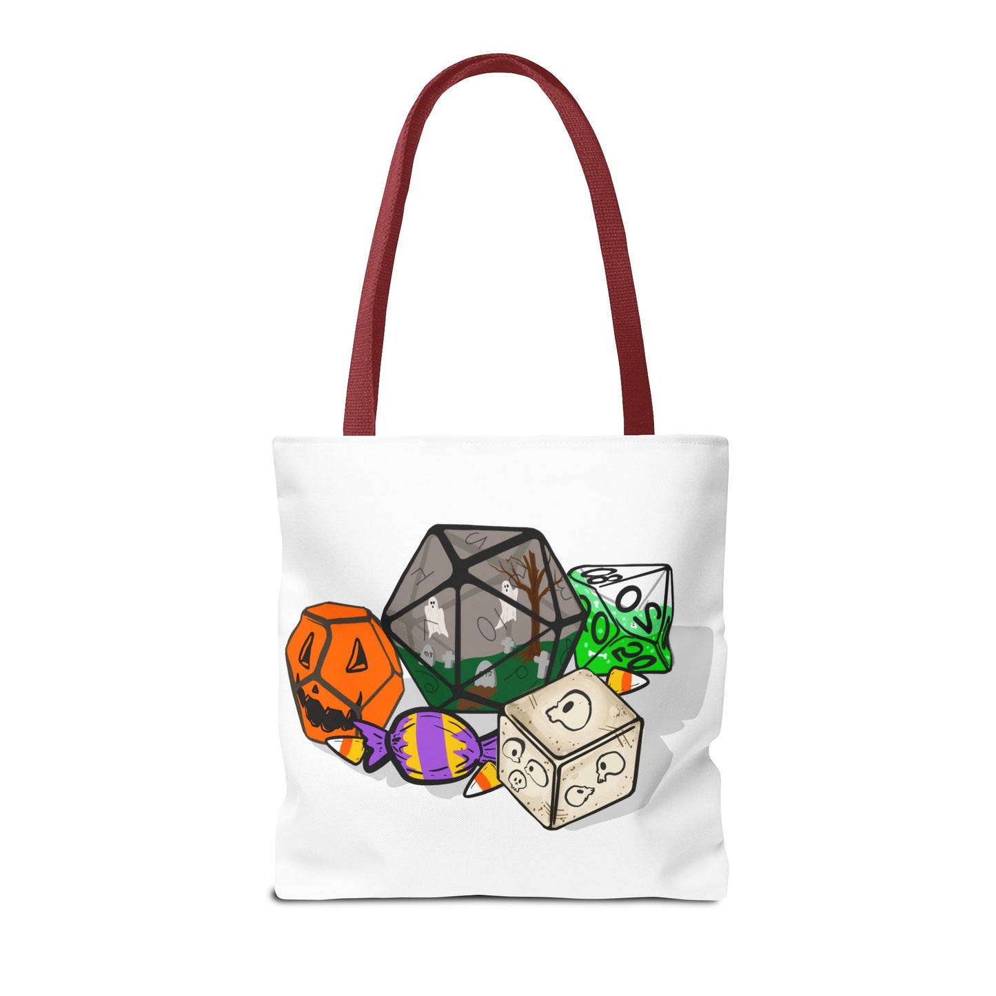 Spooky Dice Halloween Tote Bag