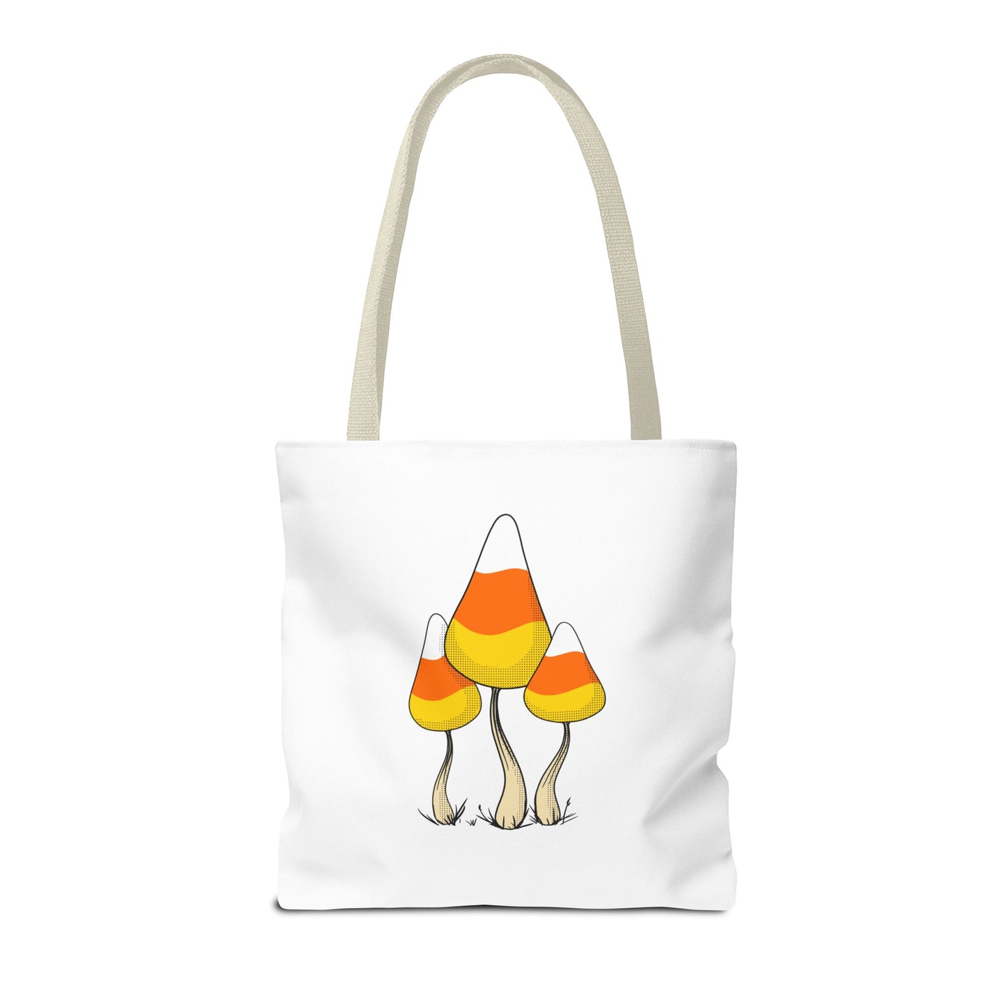 Candy Corn Mushroom Halloween Tote Bag