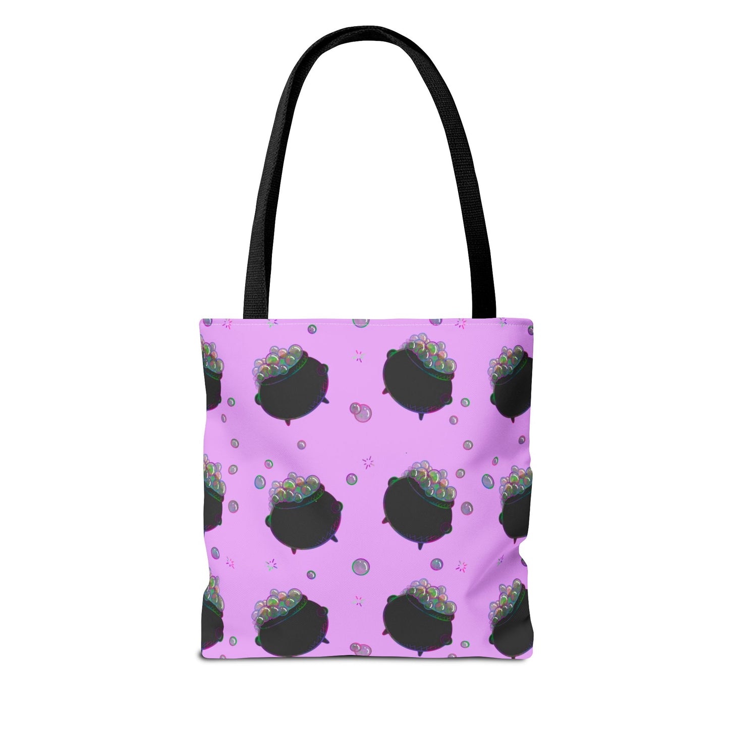 Pink cauldron Halloween Tote Bag