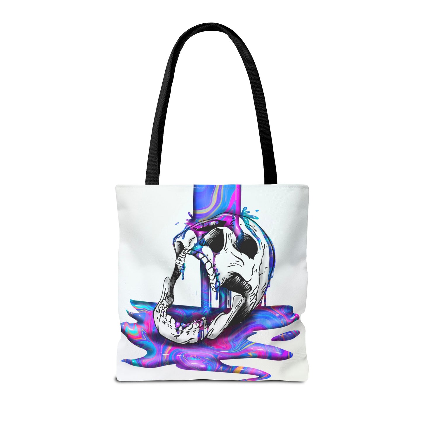 Painted Skull Halloween Tote Bag