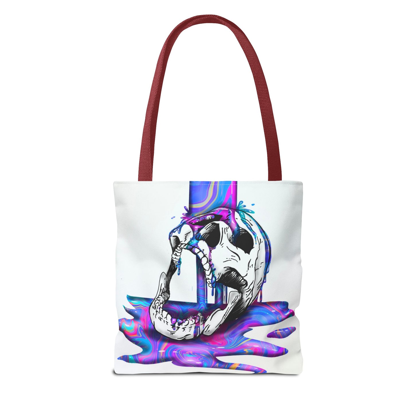 Painted Skull Halloween Tote Bag