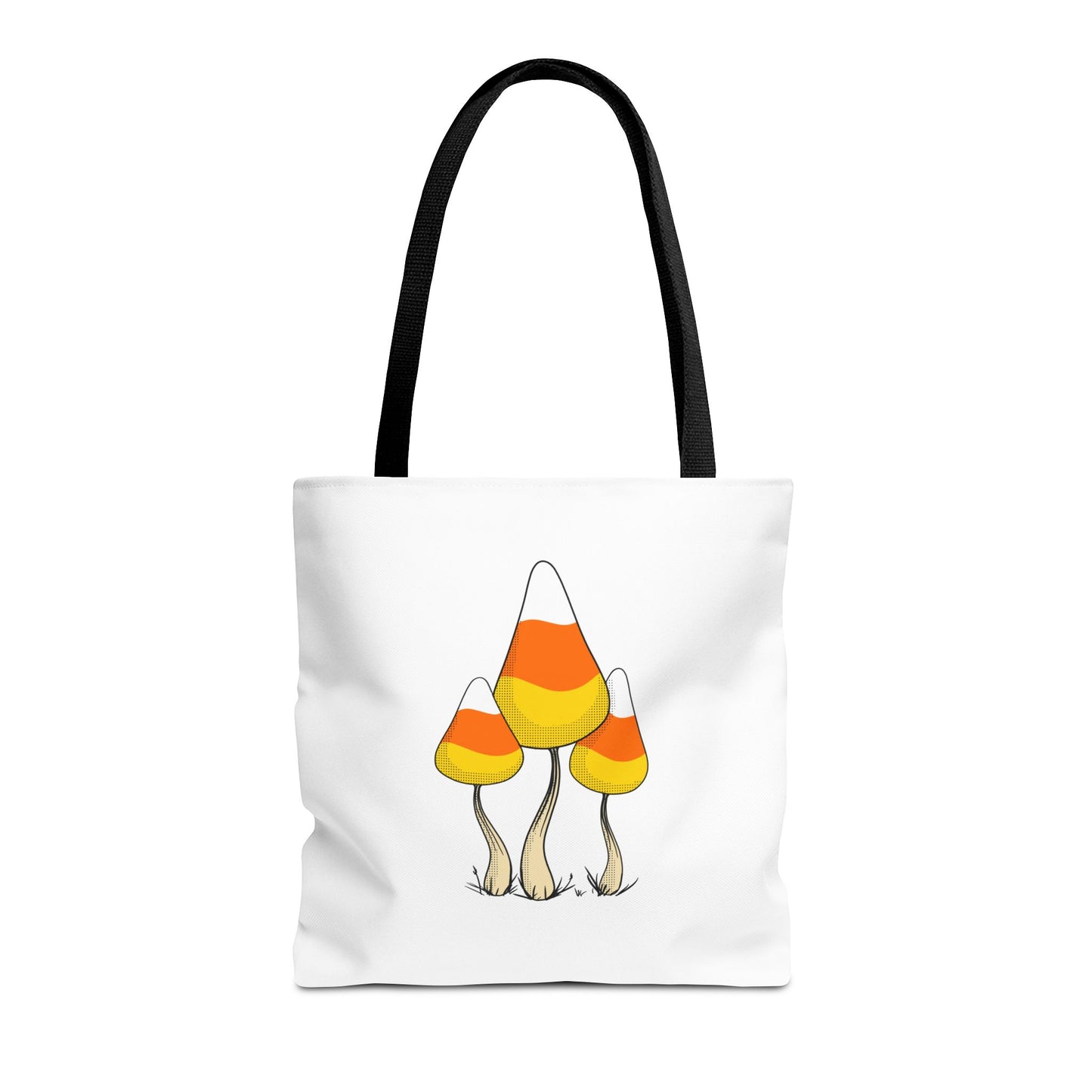 Candy Corn Mushroom Halloween Tote Bag