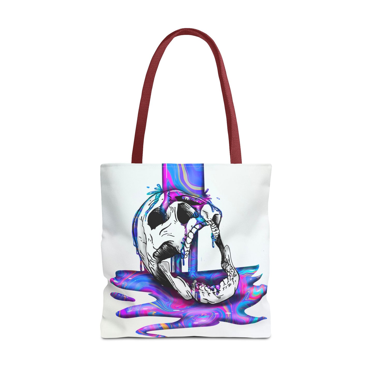 Painted Skull Halloween Tote Bag