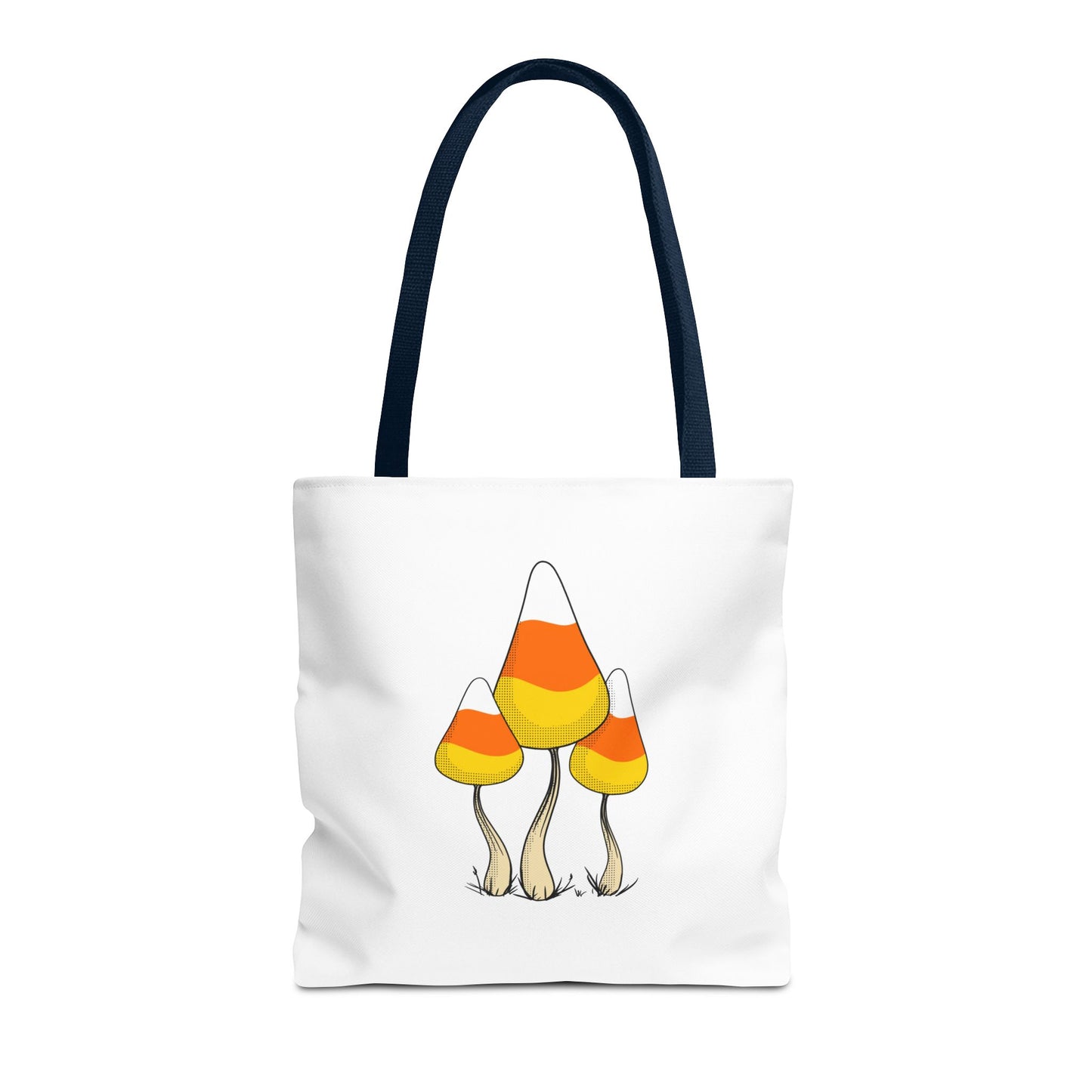 Candy Corn Mushroom Halloween Tote Bag