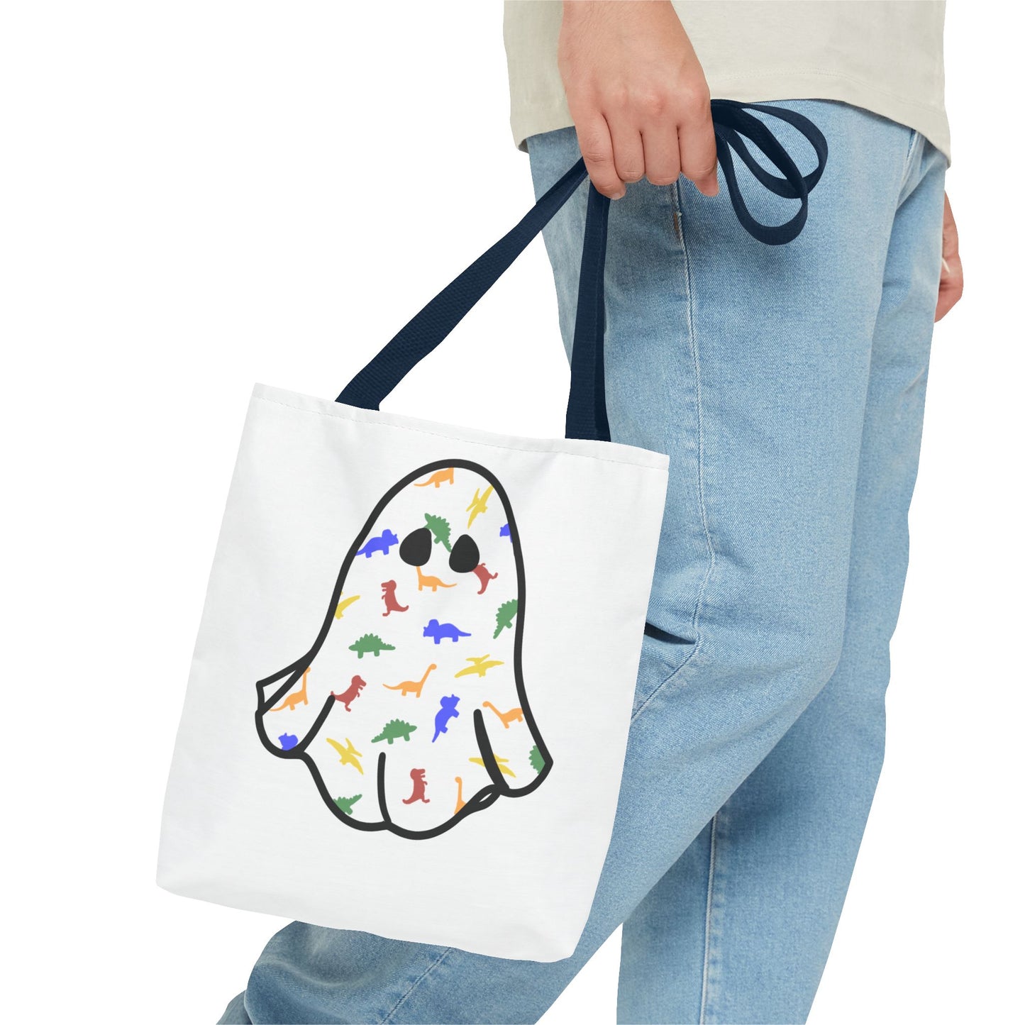 Dinosaur Boo Halloween Tote Bag