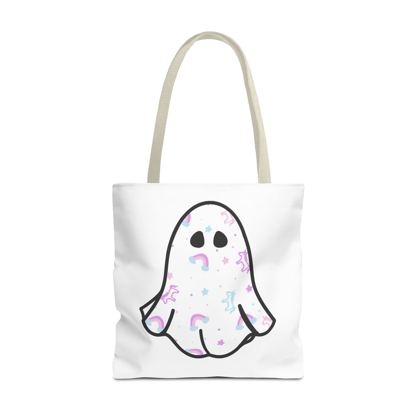 Unicorn Sheet Ghost Halloween Tote Bag