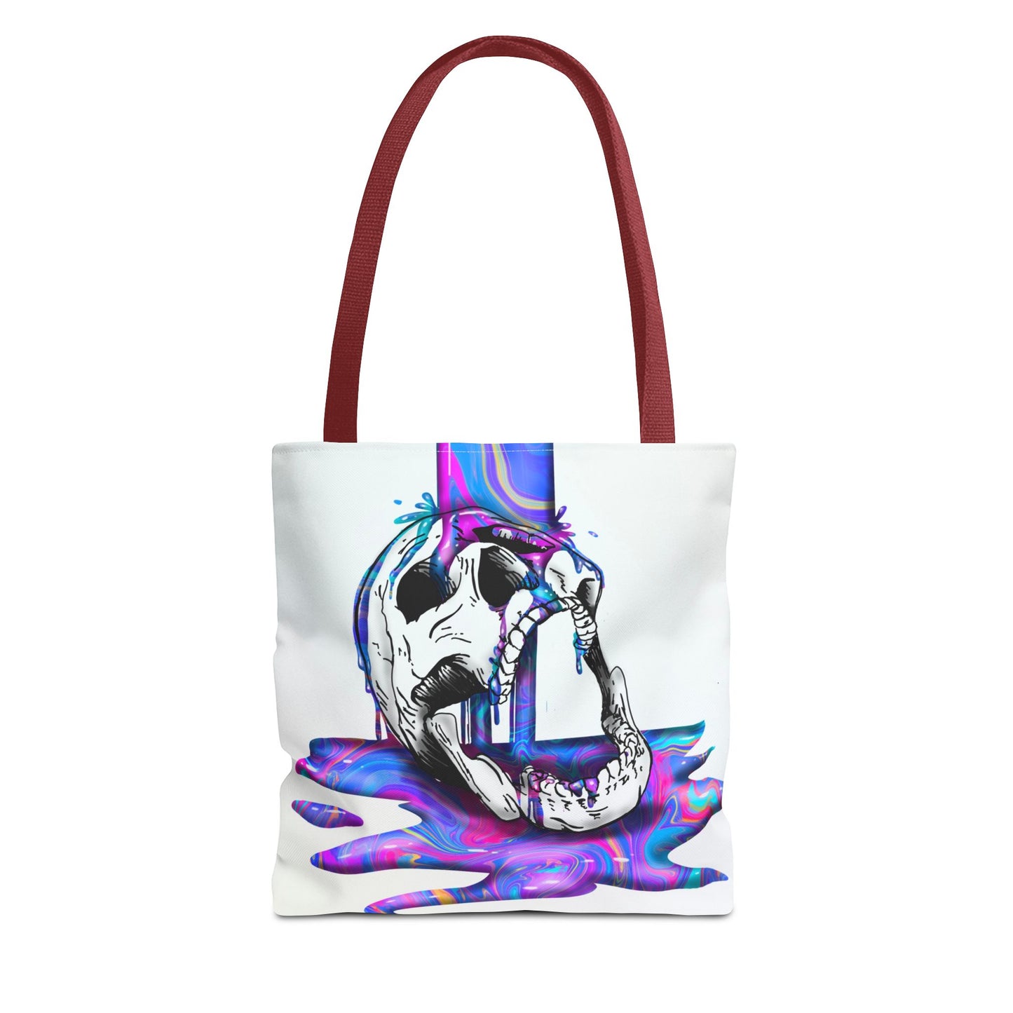 Painted Skull Halloween Tote Bag