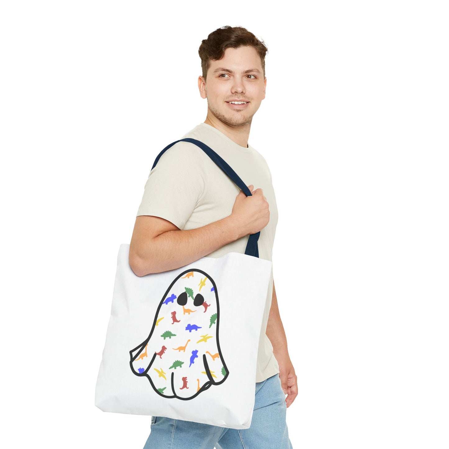 Dinosaur Boo Halloween Tote Bag