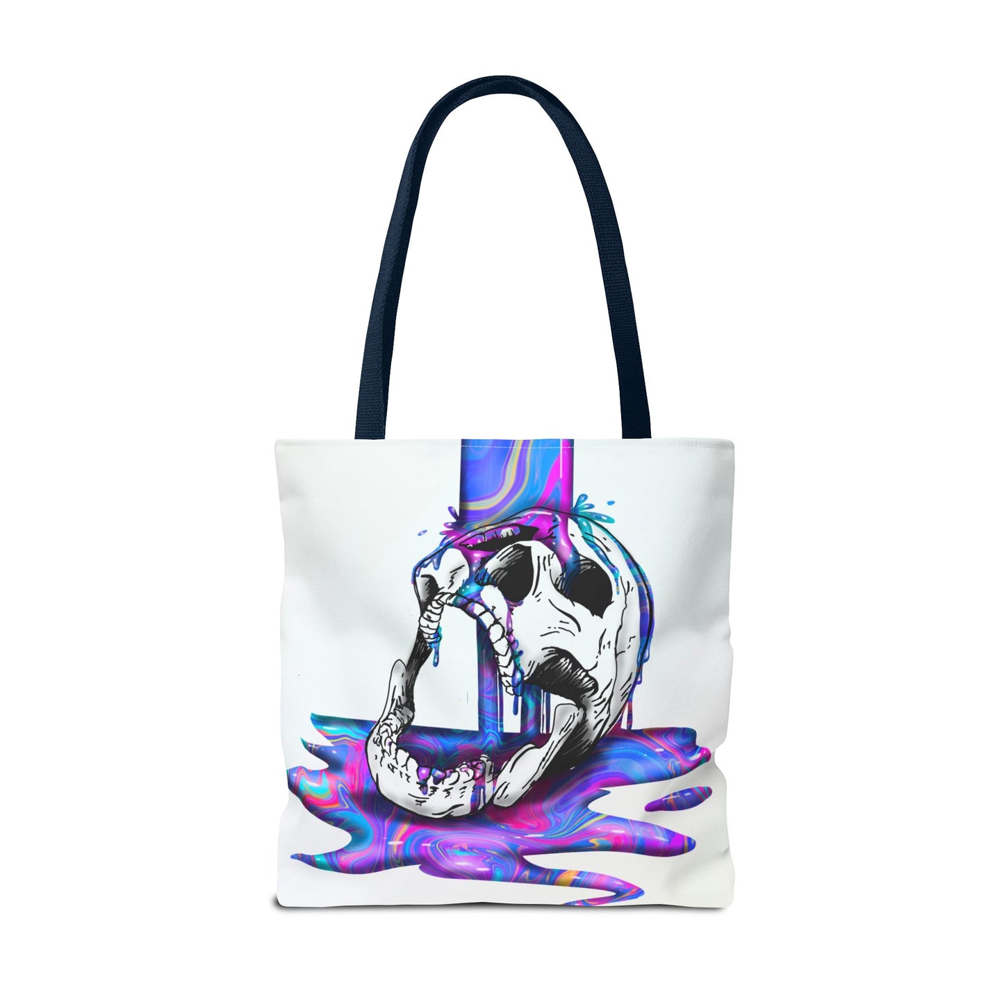 Painted Skull Halloween Tote Bag