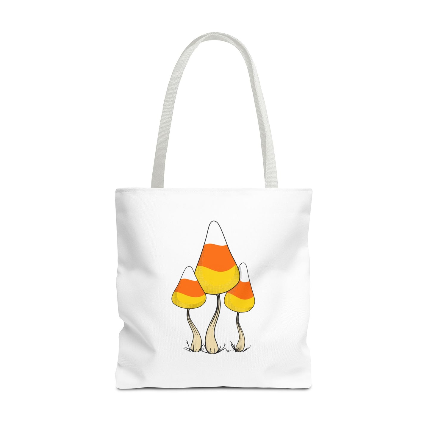 Candy Corn Mushroom Halloween Tote Bag