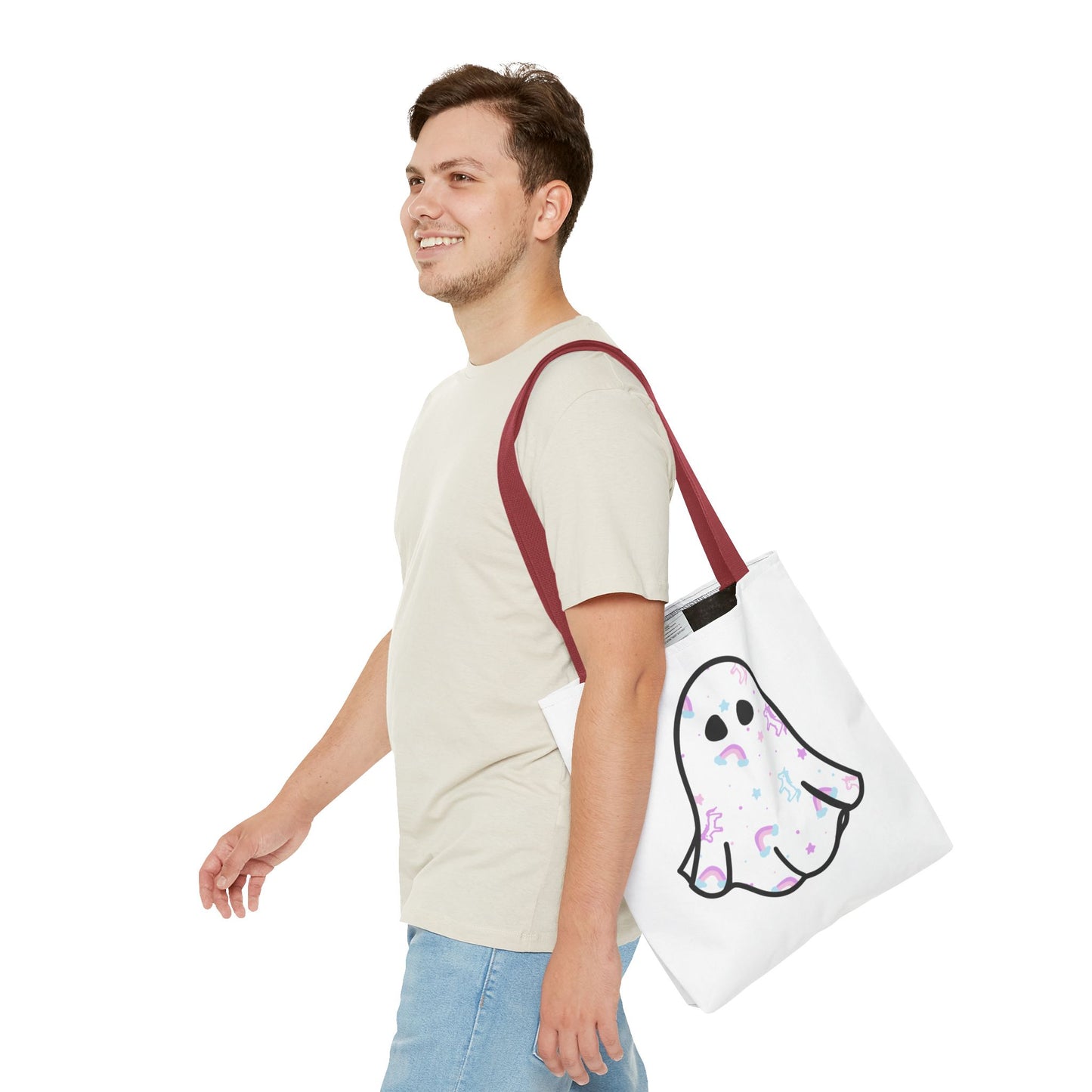 Unicorn Sheet Ghost Halloween Tote Bag