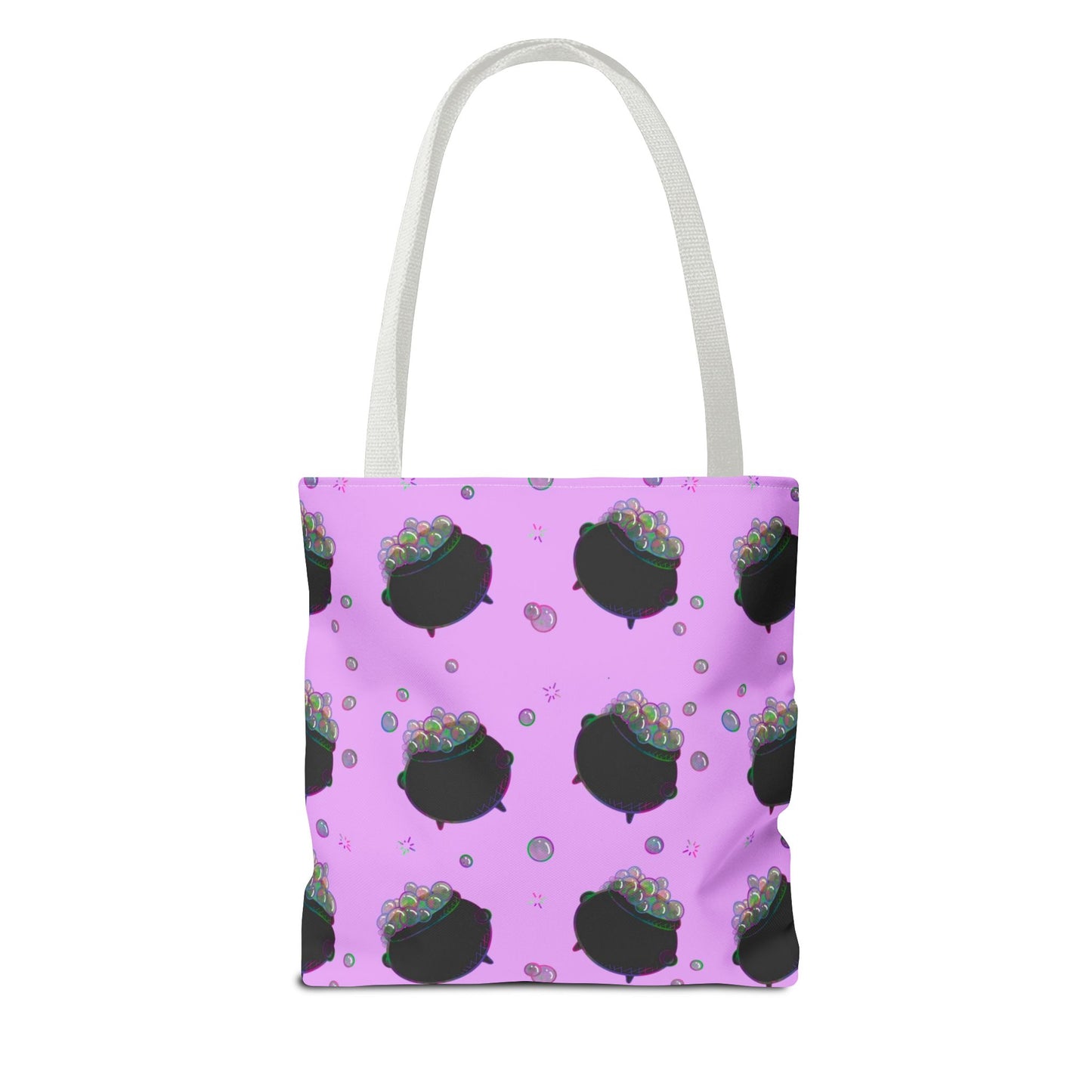 Pink cauldron Halloween Tote Bag