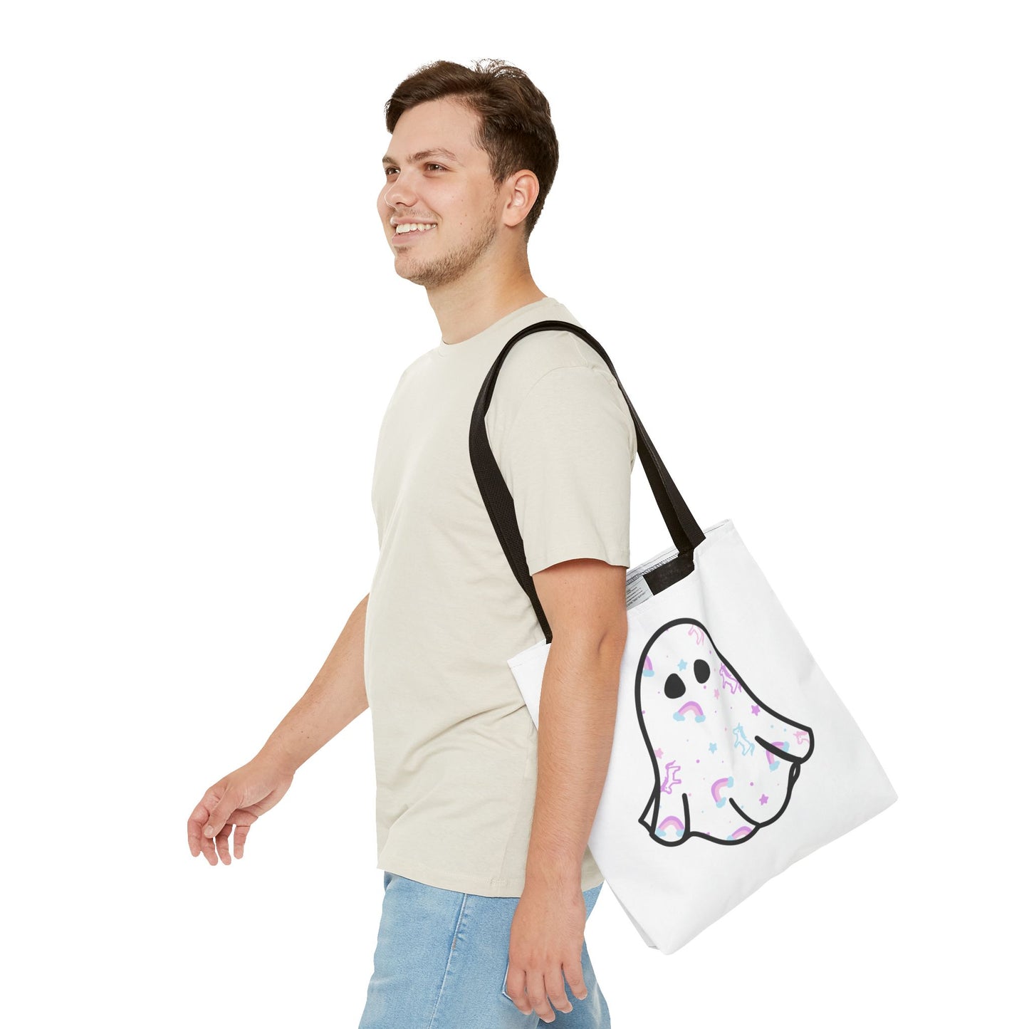 Unicorn Sheet Ghost Halloween Tote Bag