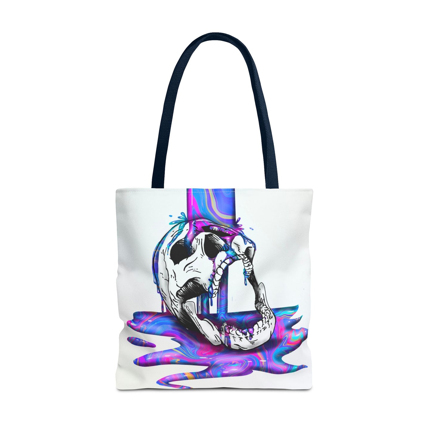 Painted Skull Halloween Tote Bag