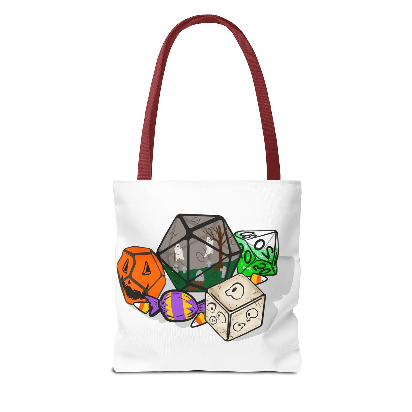 Spooky Dice Halloween Tote Bag