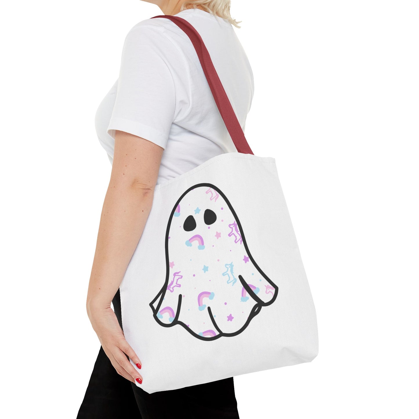 Unicorn Sheet Ghost Halloween Tote Bag