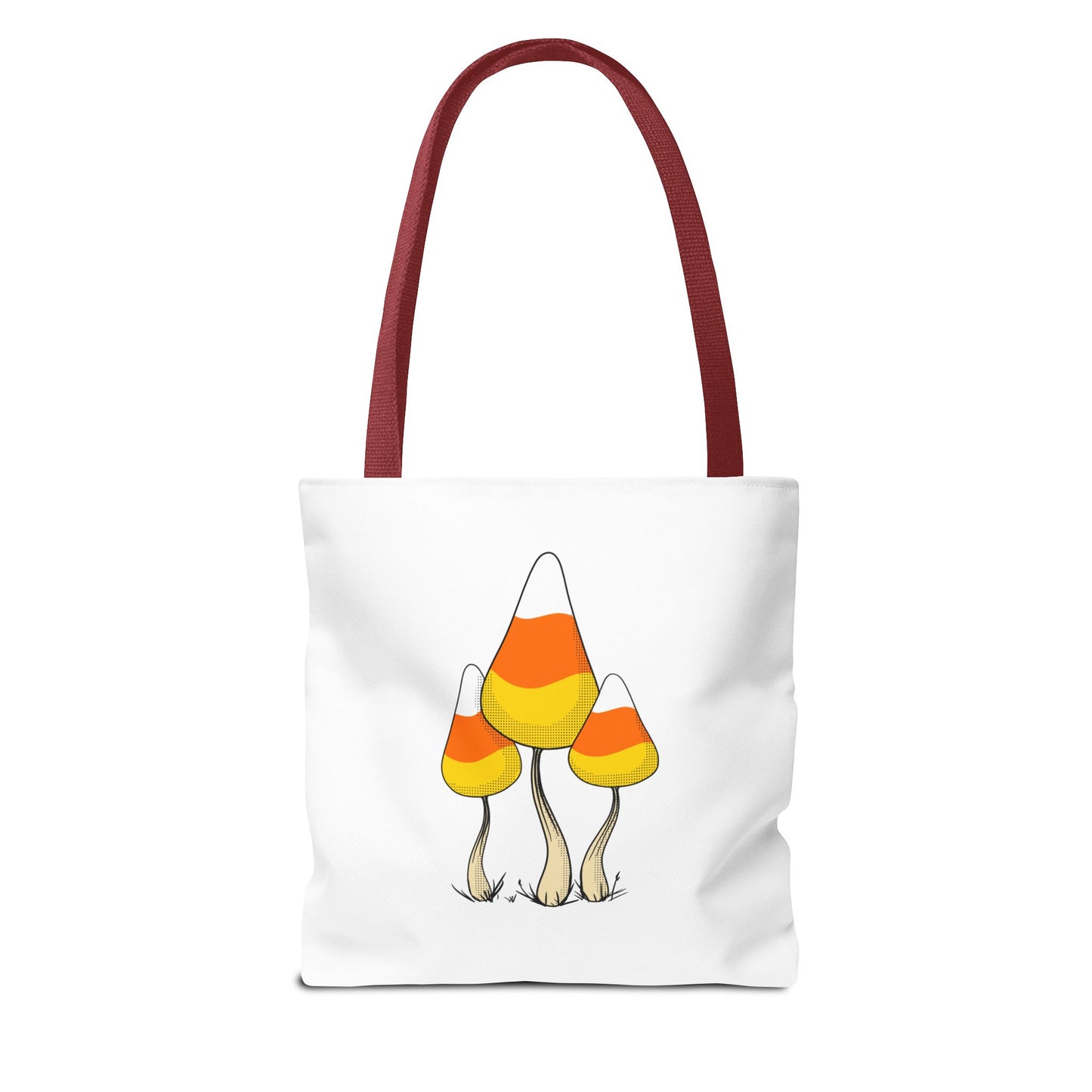 Candy Corn Mushroom Halloween Tote Bag