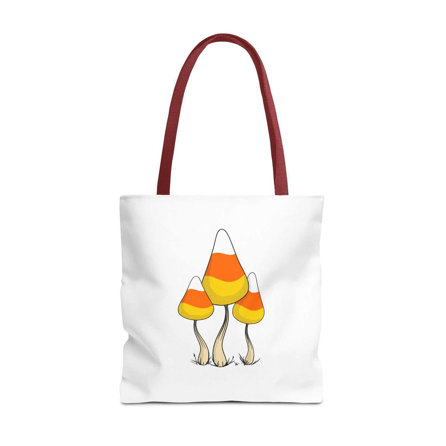 Candy Corn Mushroom Halloween Tote Bag